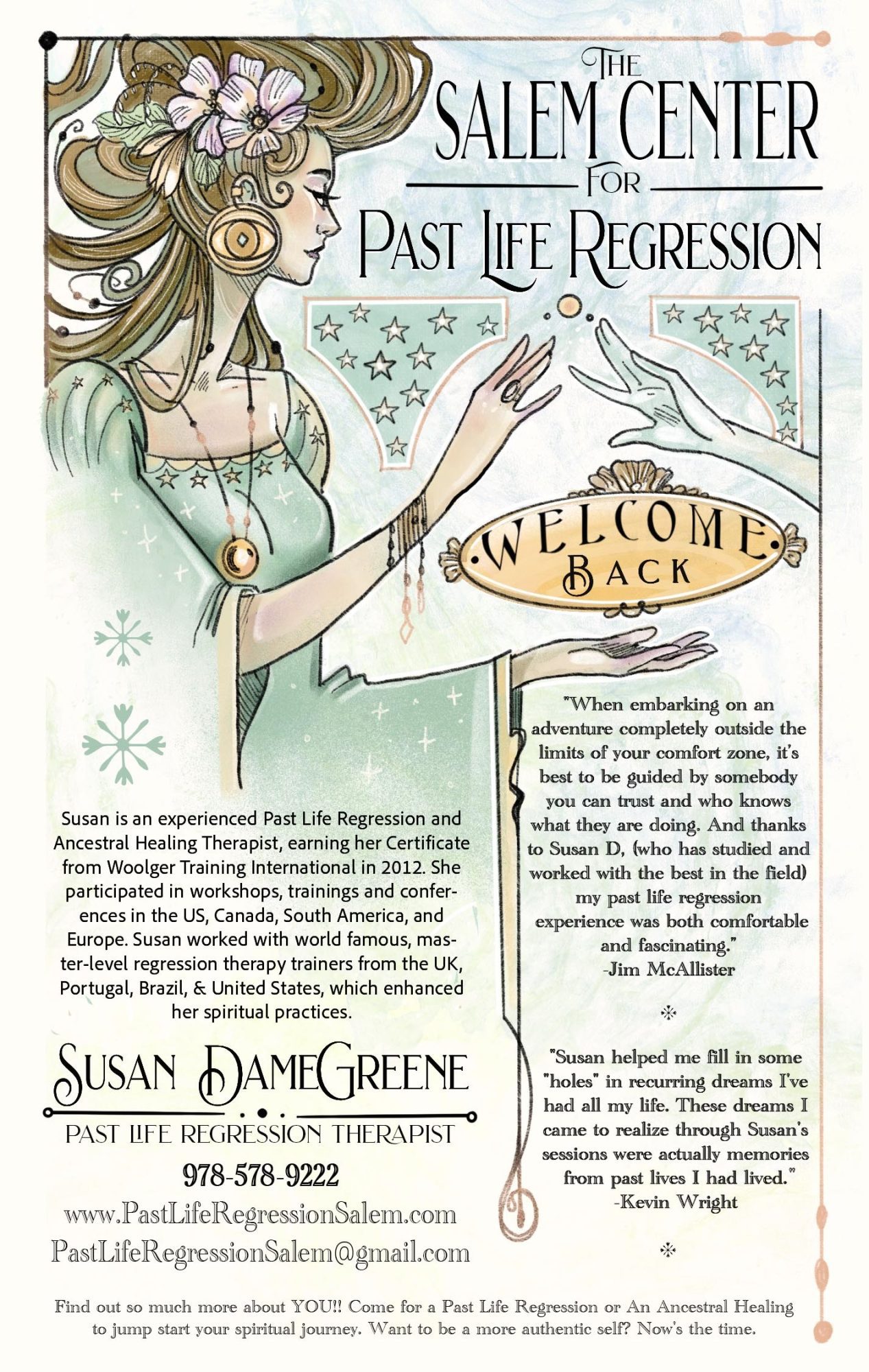 Salem Center For Past Life Regression Logo